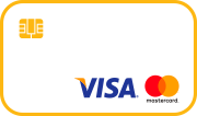 Kreditkartenabwicklung VISA und Master Card Icon Kreditkarte